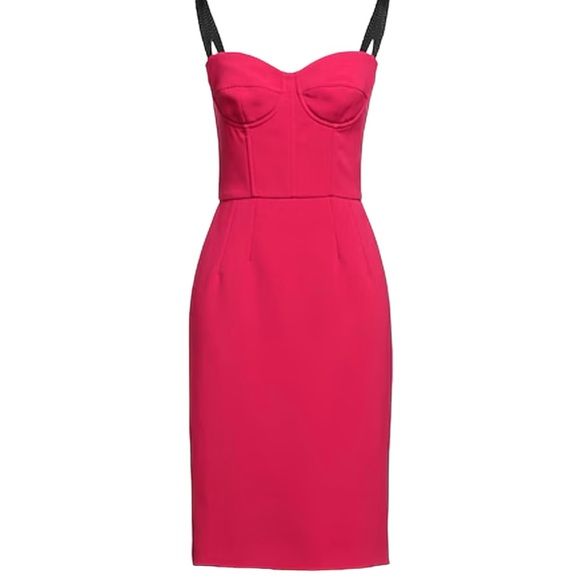 Dolce and Gabbana fuchsia Bustier mini dress | Italy Size 40 or US 4-6 | NWT - Picture 4 of 10